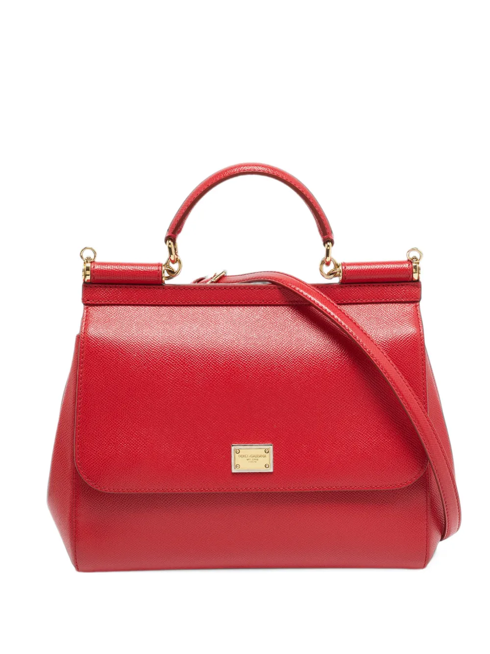 Dolce & Gabbana Pre-Owned Sicily leather satchel bag - Rot