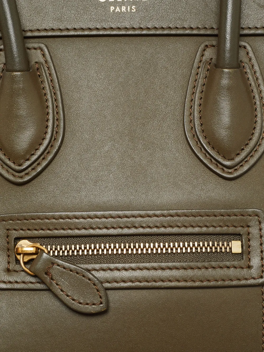 Celine Pre-Owned 2014 Nano Luggage tote bag Groen