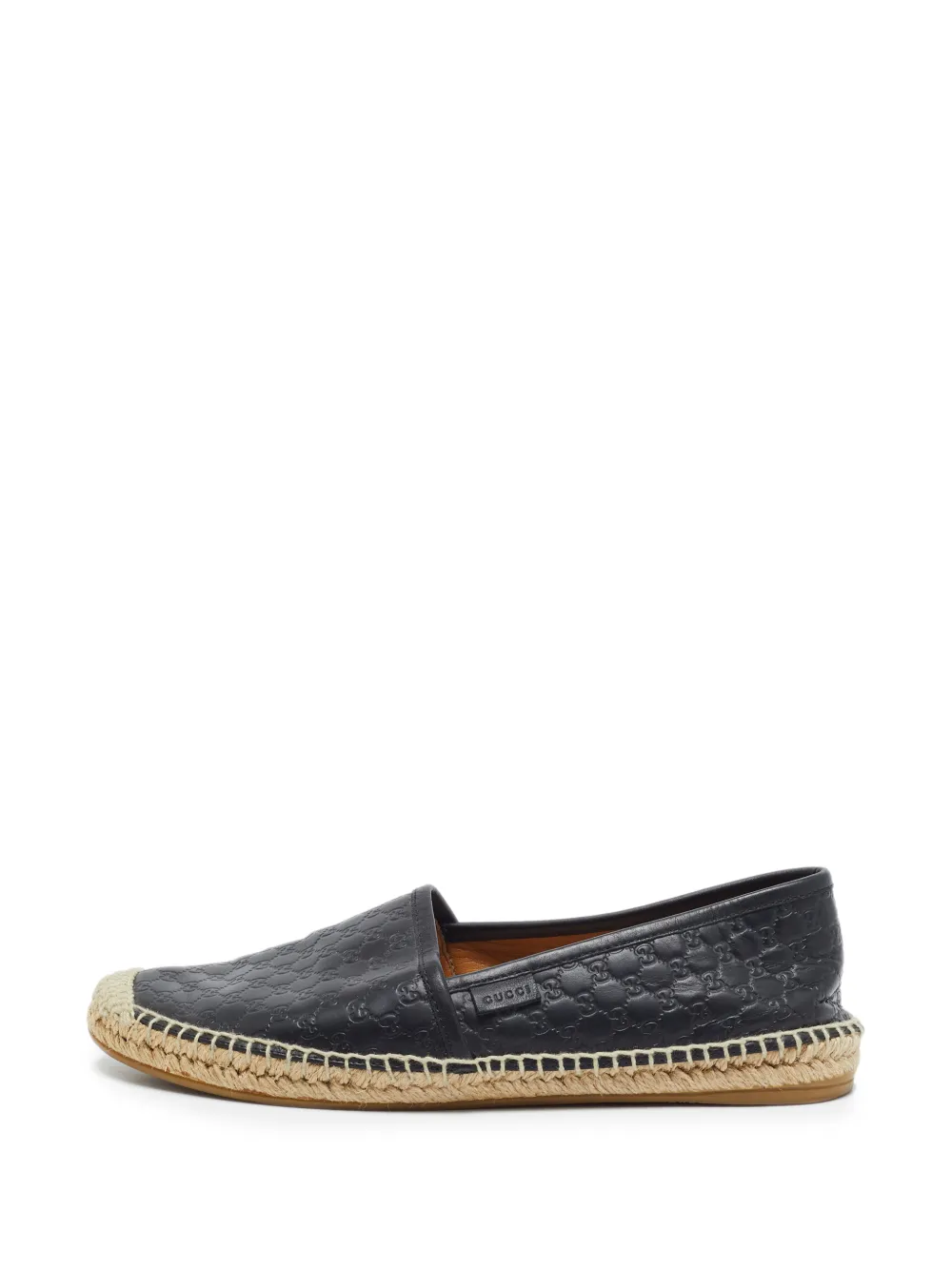 Gucci Pre-Owned Guccissima leather espadrilles - Schwarz