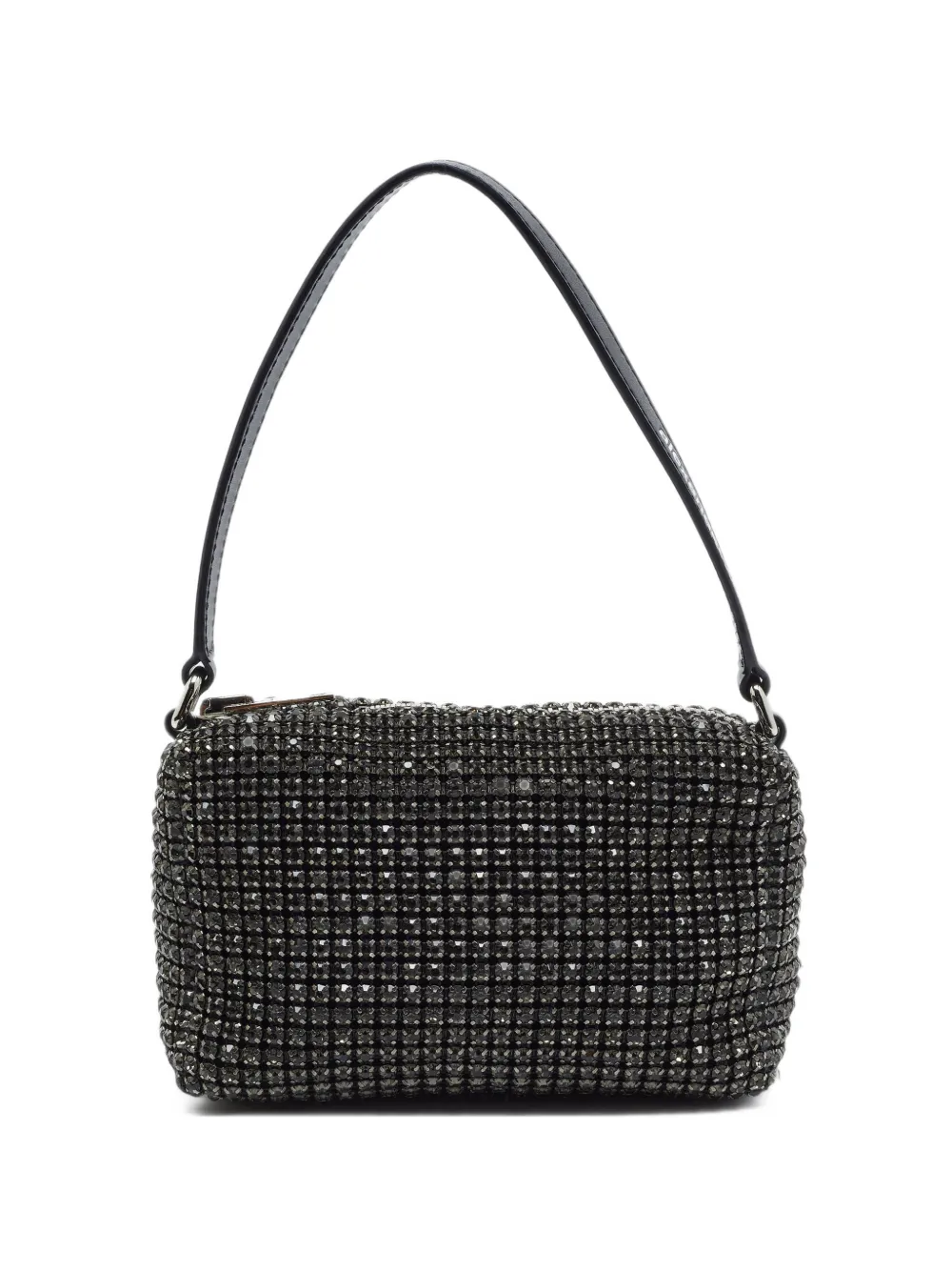 Pre-Owned Alexander Wang medium Heiress crystal-embellished shoulder bag - Nero