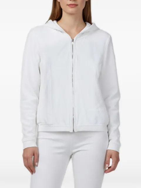 CHANEL Pre-Owned zip-up knitted hoodie