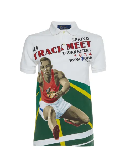 Polo Ralph Lauren Vintage Hurdler poloshirt met print