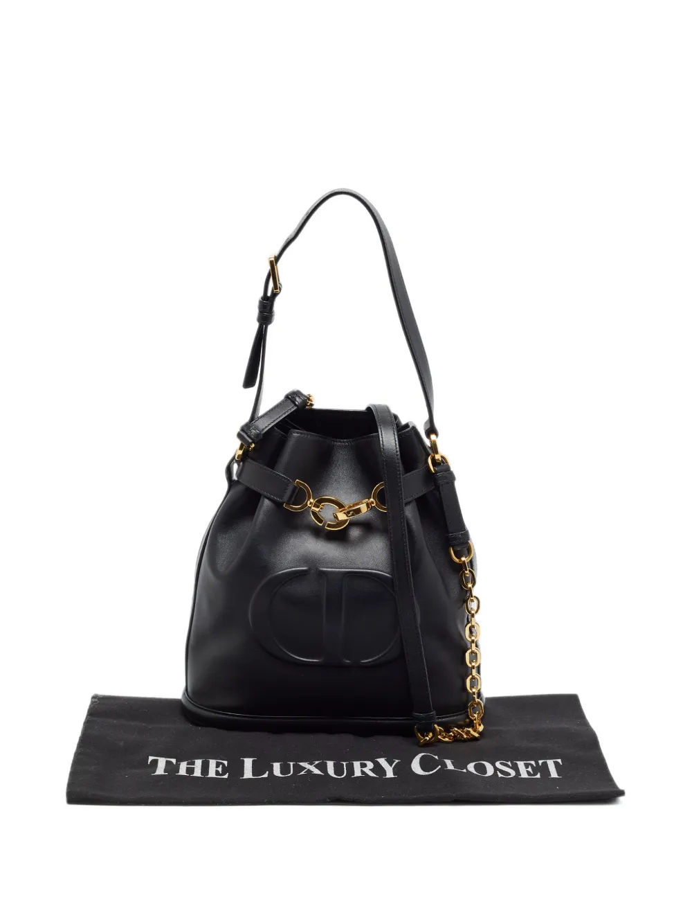 Christian Dior Pre-Owned 2023 medium C'est Dior bucket bag Zwart