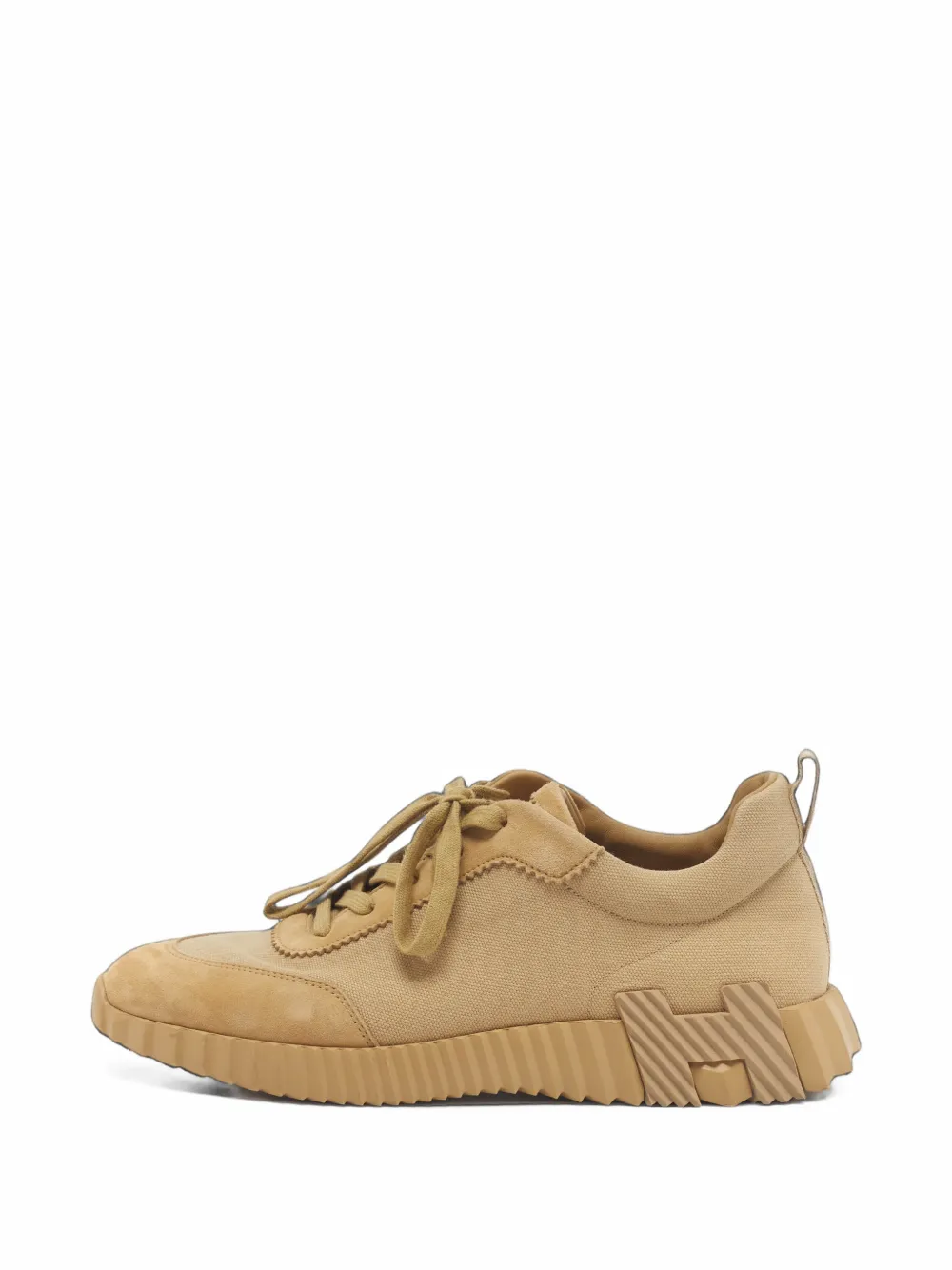 Hermès Pre-Owned Bouncing low-top sneakers - Nude