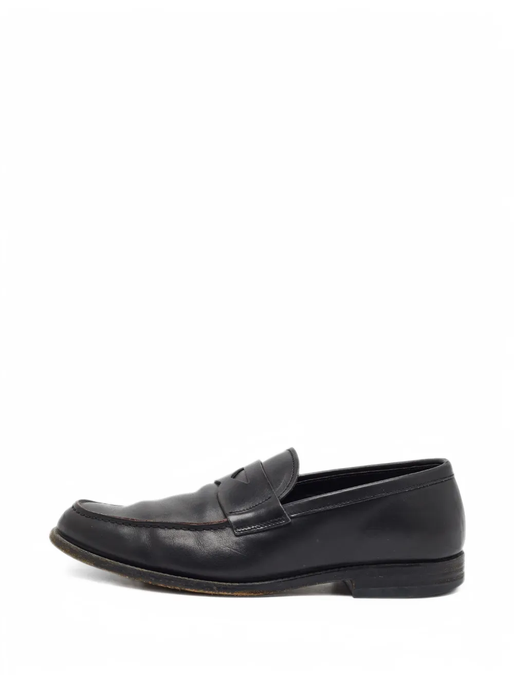 Prada Pre-Owned leather loafers - Nero