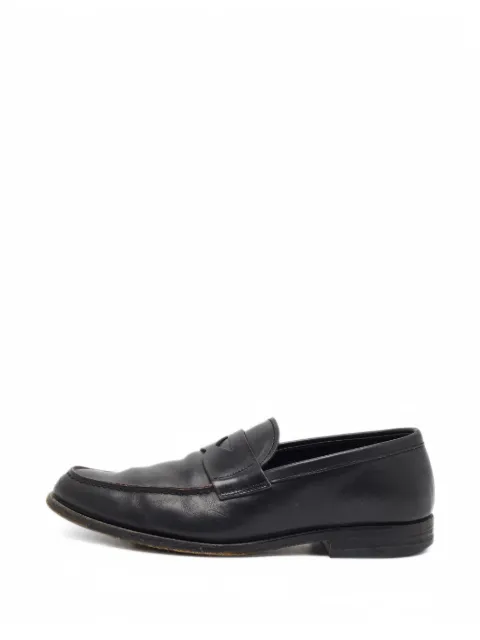Prada Pre-Owned кожаные лоферы