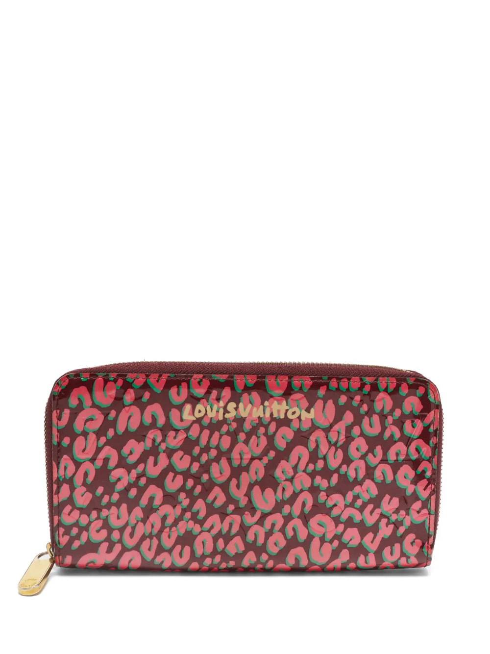 Louis Vuitton Pre-Owned 2011 Zippy Monogram Leopard wallet - Brown