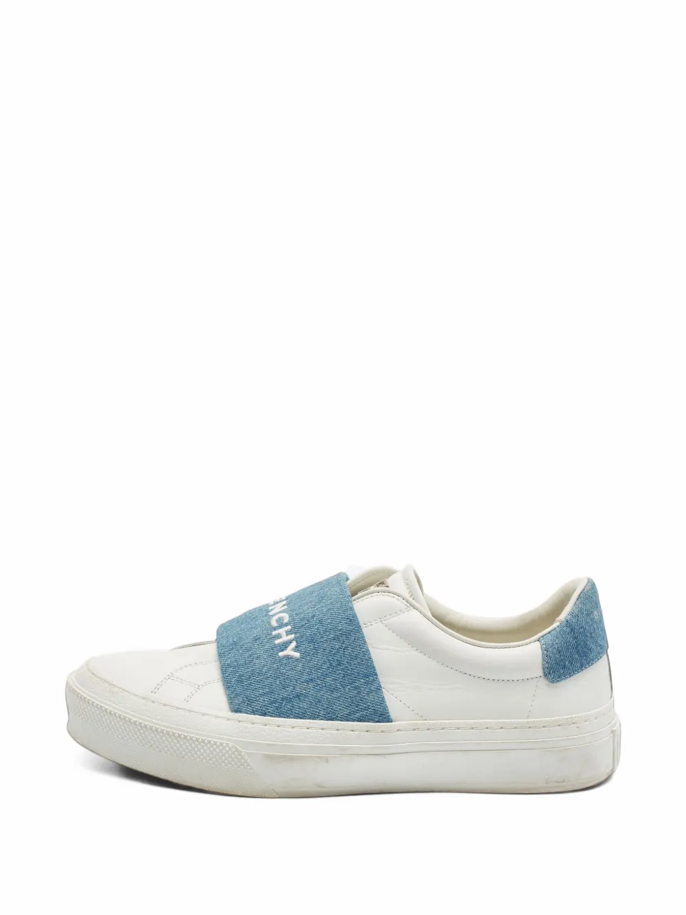 Pre-owned Givenchy City Sport Slip-on Sneakers In White