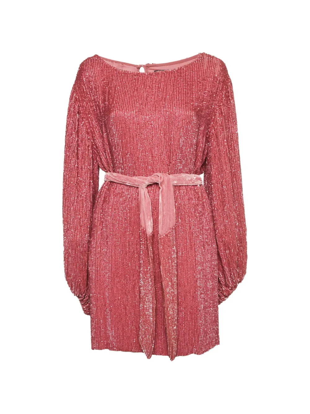 Retrofete Grace balloon-sleeve mini dress - Rosa