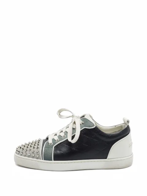 Christian Louboutin Pre-Owned Louis Junior Spikes leather low-top sneakers
