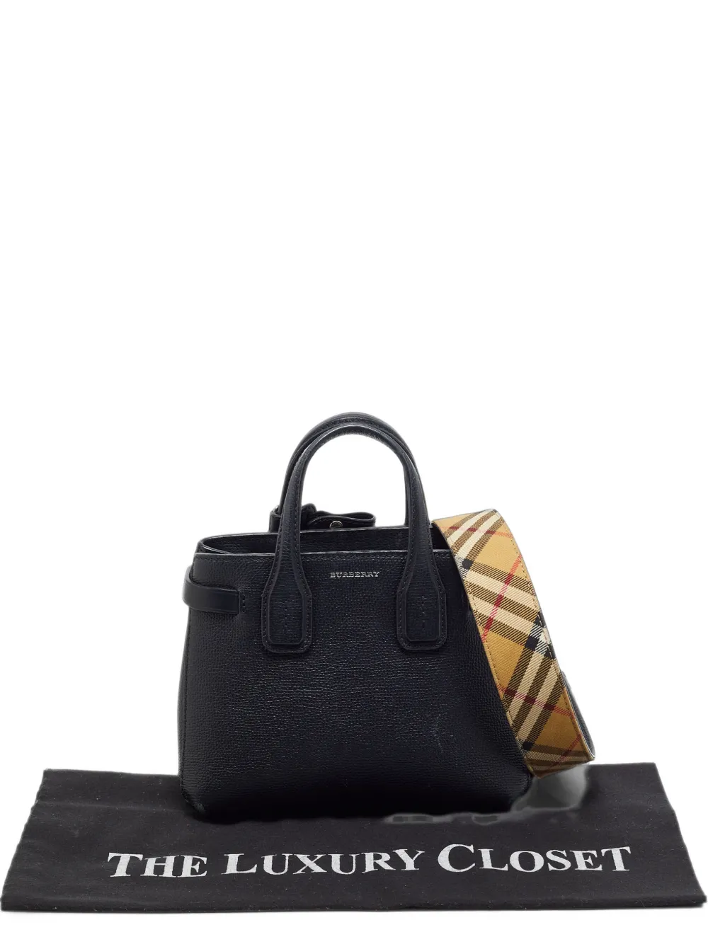 Burberry Pre-Owned mini Banner tote bag - Black