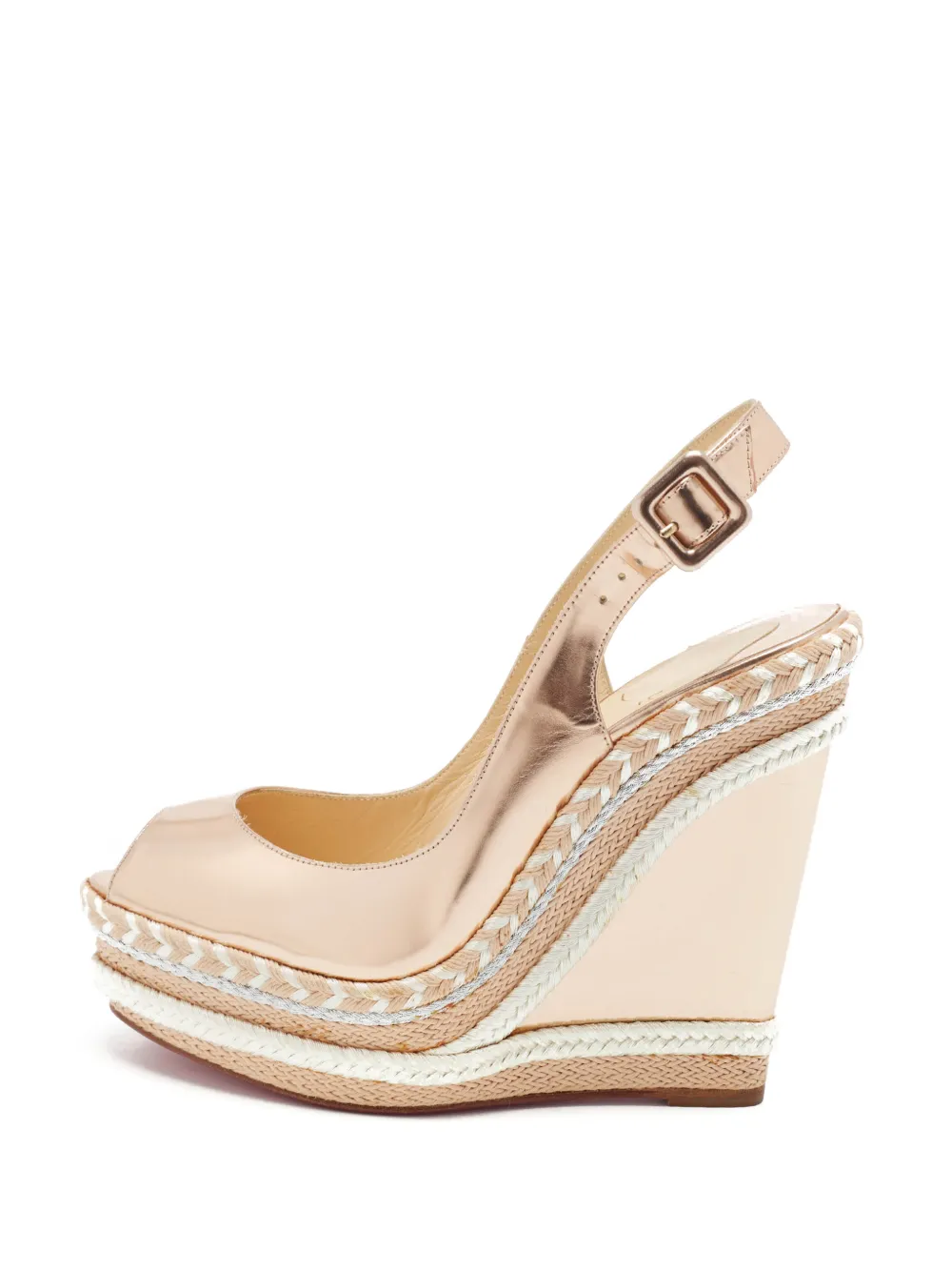 Christian Louboutin Pre-Owned Maria wedge sandals - Gold