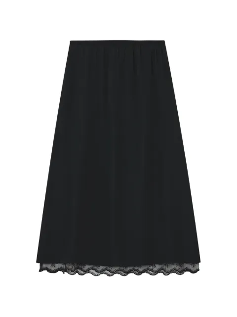 Simone Rocha Negligee lace-trim midi skirt