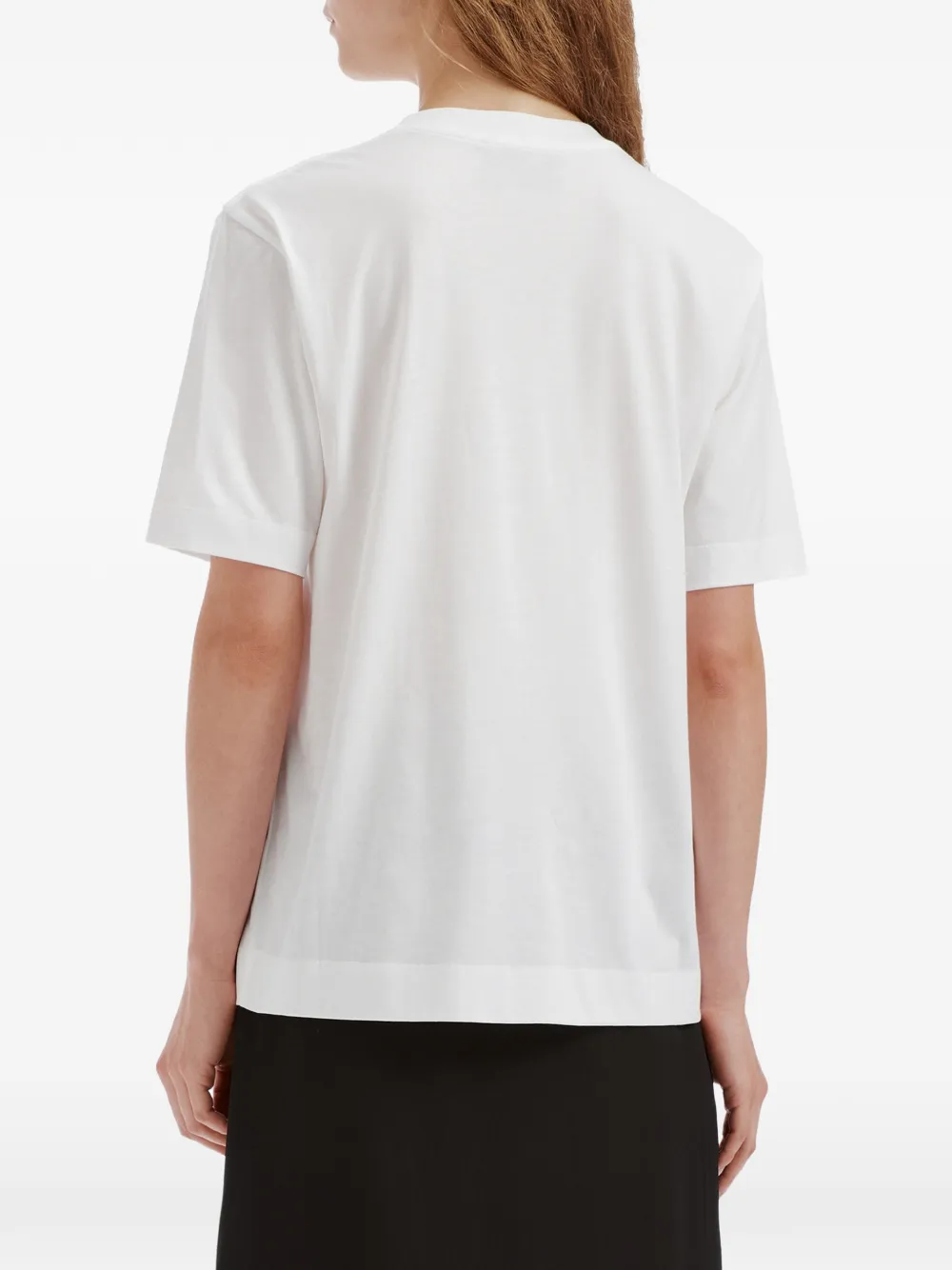 Simone Rocha crystal-embellished faux-pearl T-shirt Wit