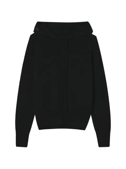 Simone Rocha bead-embellished cashmere hoodie