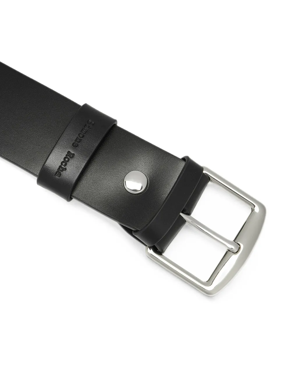 Simone Rocha crystal-embellished leather belt Zwart