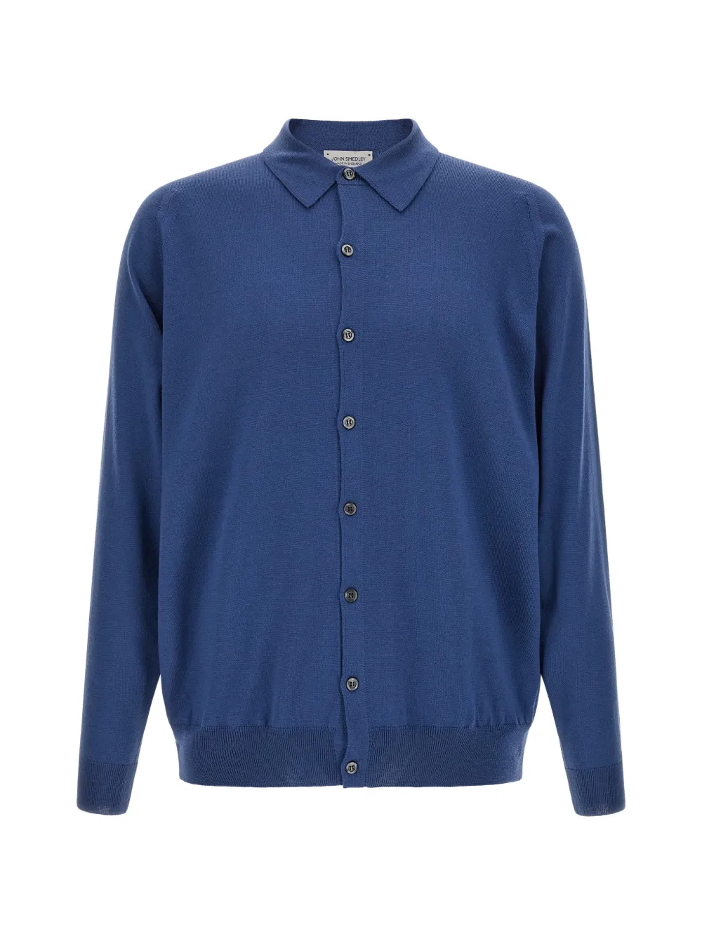 John Smedley Tibor knitted cardigan Blauw