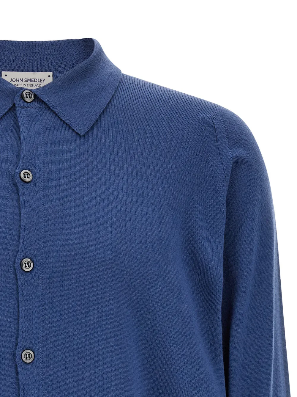 John Smedley Tibor knitted cardigan Blauw