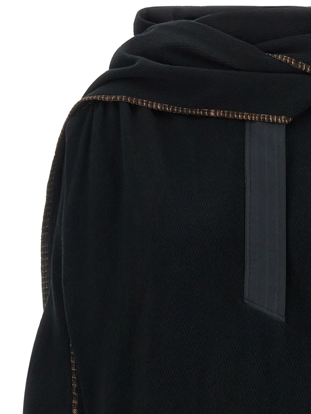 Kiko Kostadinov Petrel draped sweater Zwart