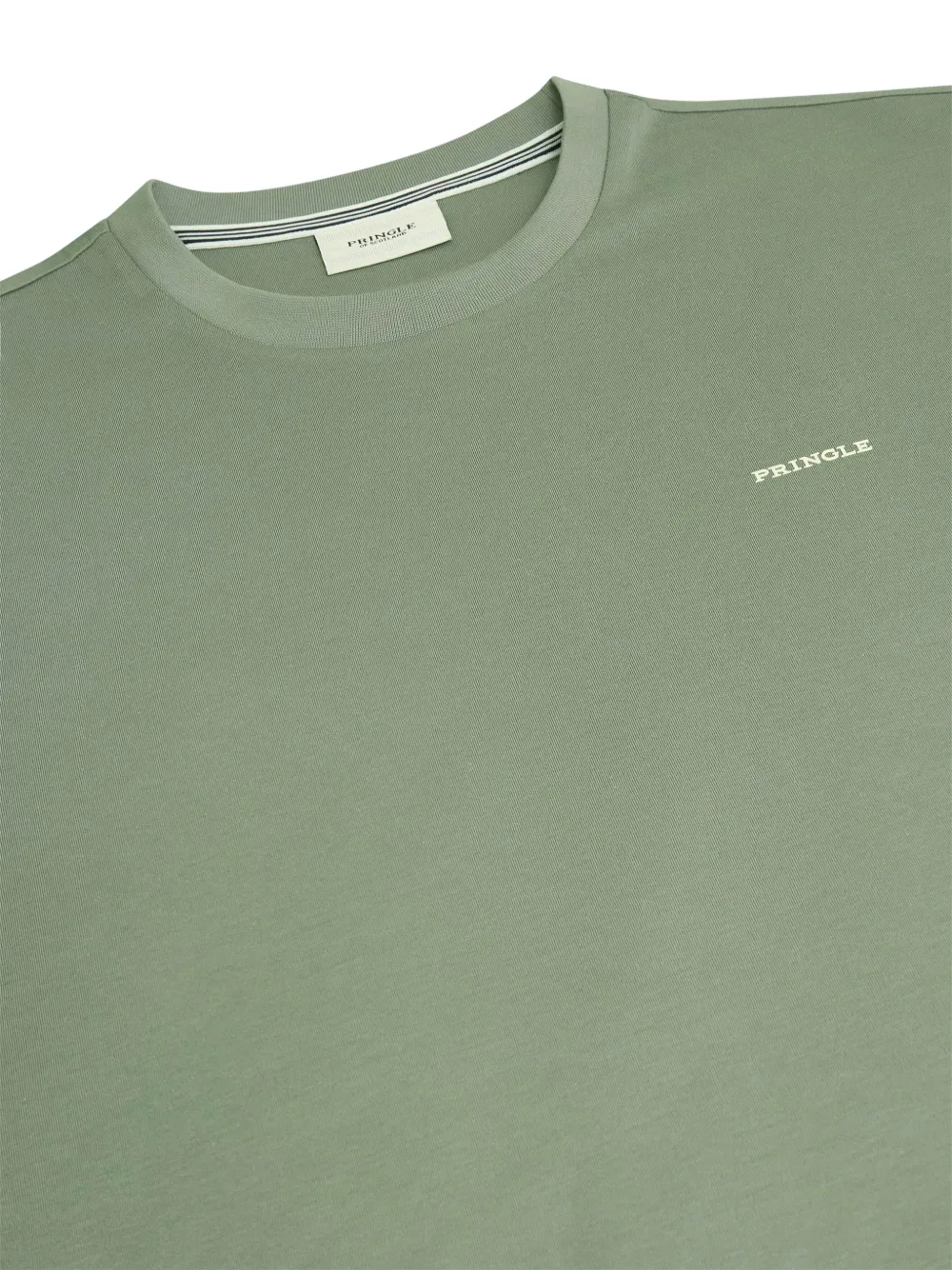 Pringle of Scotland logo-print cotton T-shirt Groen