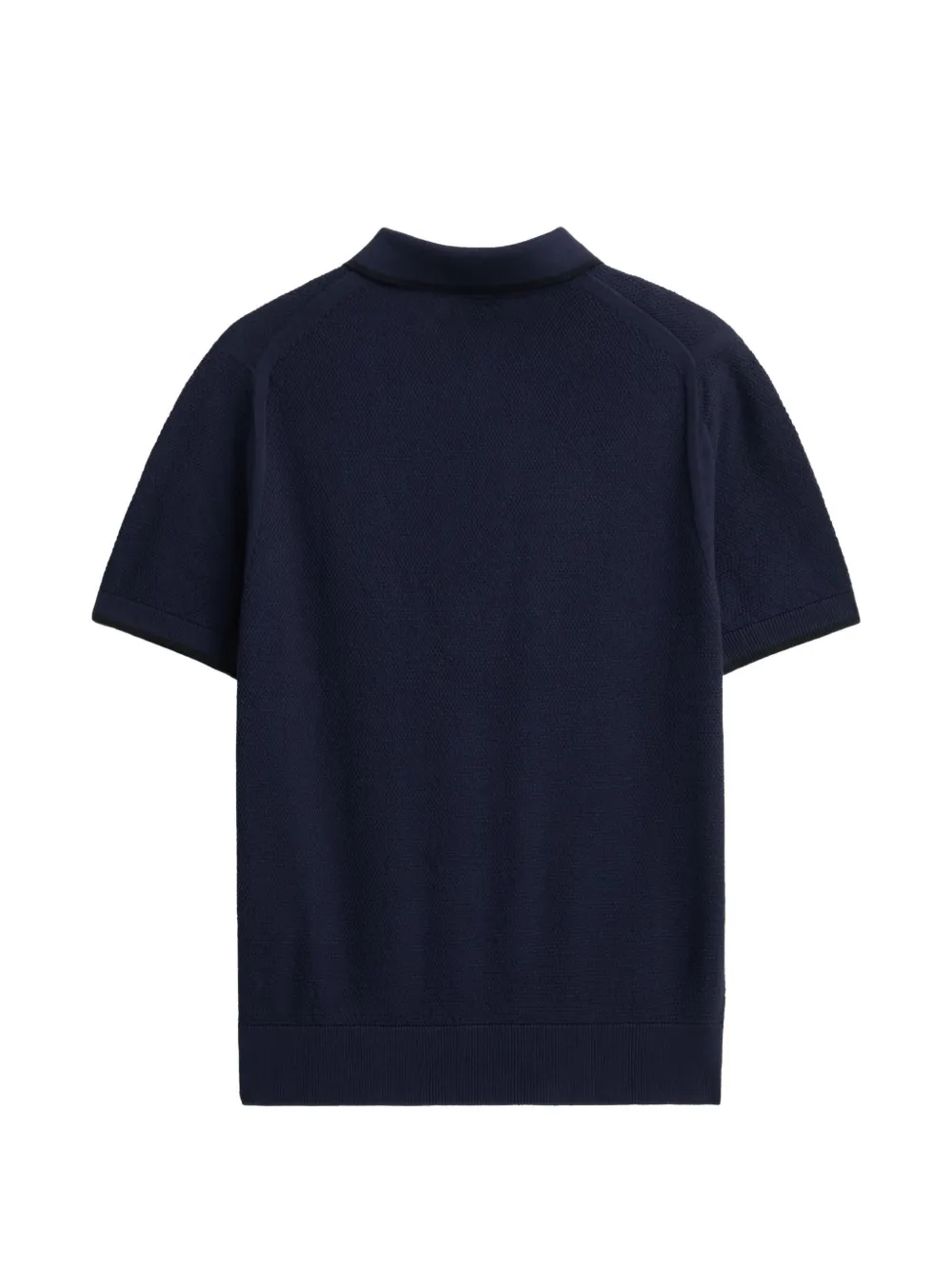 Pringle of Scotland diamond-stitch polo shirt Blauw