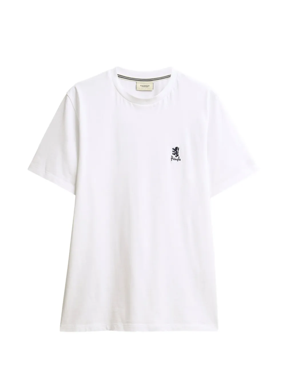 Pringle of Scotland embroidered-logo T-shirt - Blanc Pringle of Scotland embroidered-logo T-shirt - Blanc