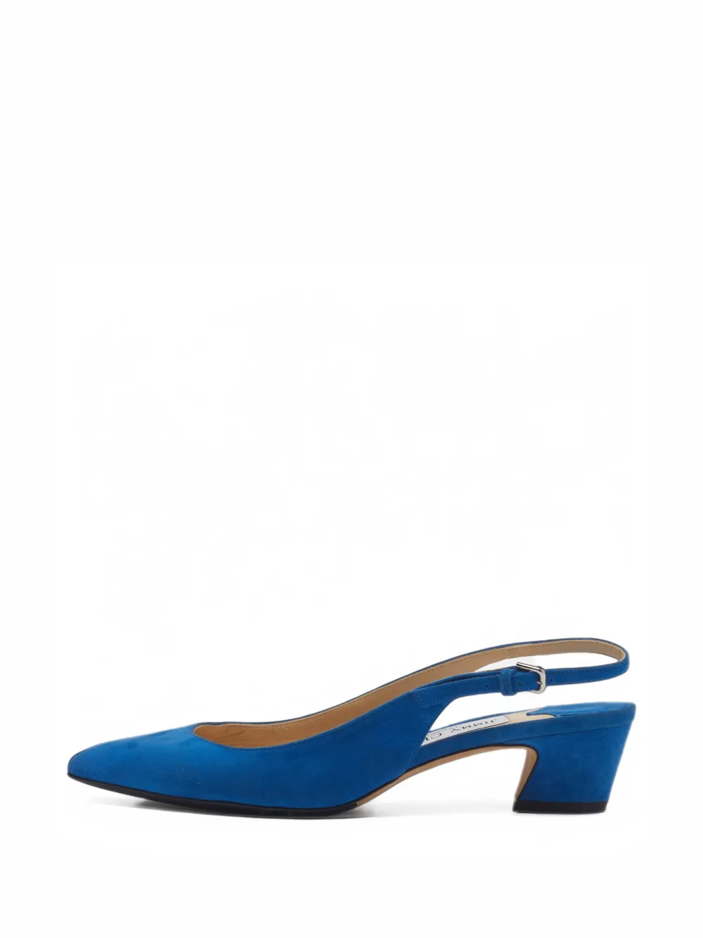 Jimmy Choo Pre-Owned Erin block-heel pumps - Blau