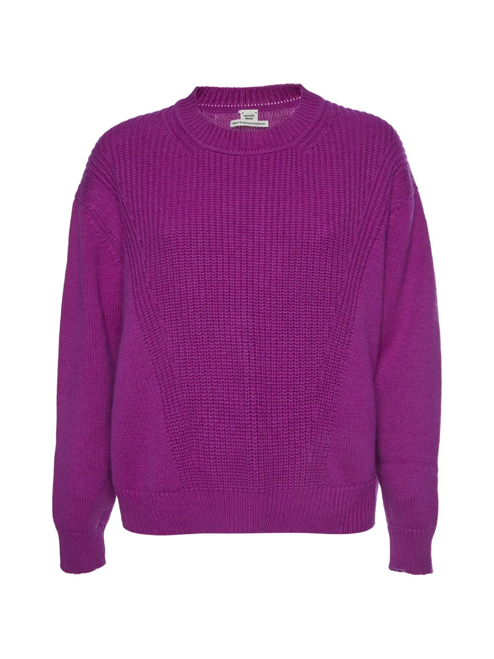 Hermès Pre-Owned rib-knit sweater - Violett