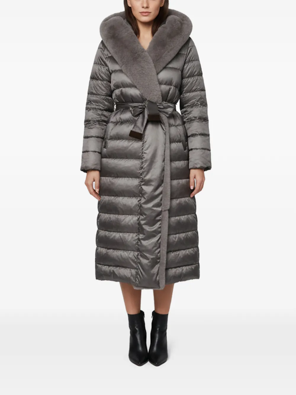 Max Mara The Cube reversible puffer coat - Grau