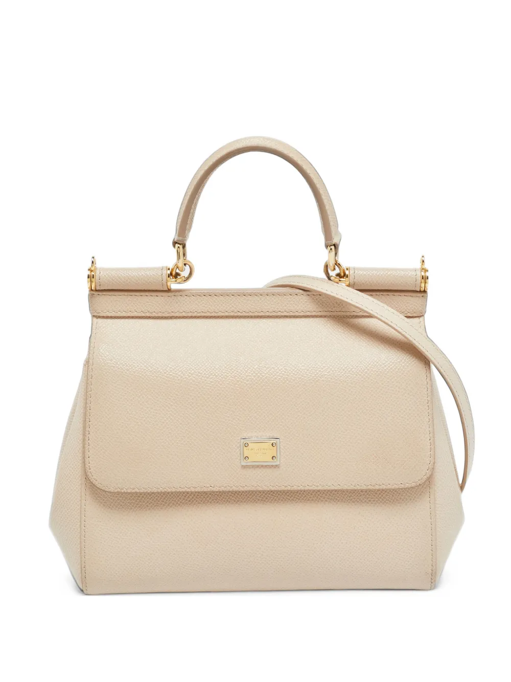 Dolce & Gabbana Pre-Owned Sicily leather tote bag - Toni neutri