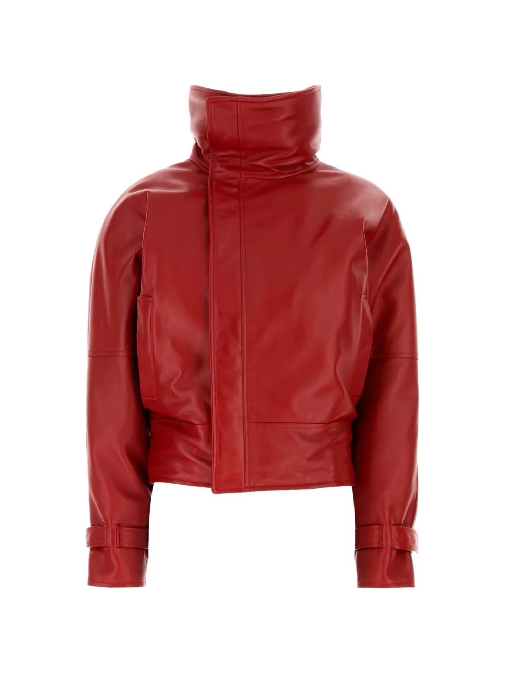 Balenciaga round bomber jacket in red - Rosso