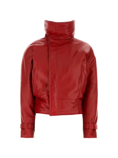 Balenciaga round bomber jacket in red
