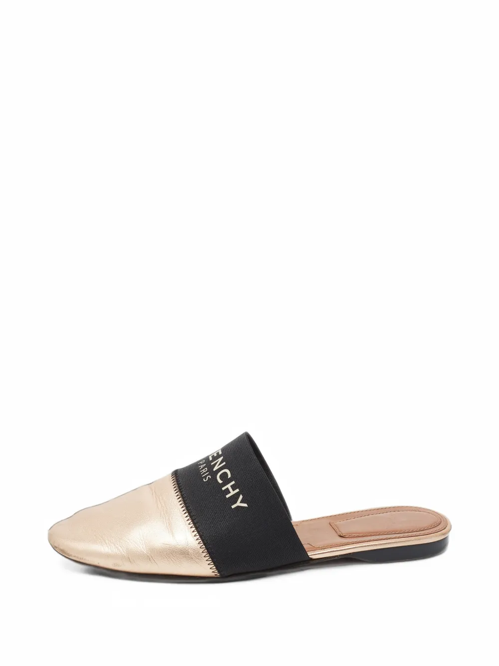 Givenchy Pre-Owned Bedford logo-print mules - Oro