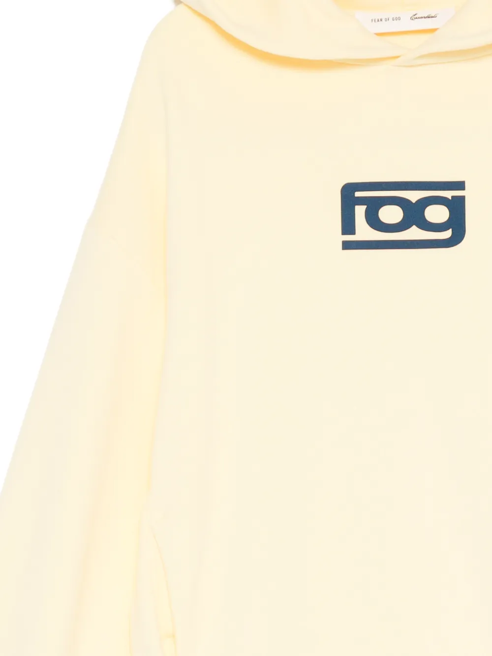 FEAR OF GOD ESSENTIALS KIDS logo-print hoodie Geel