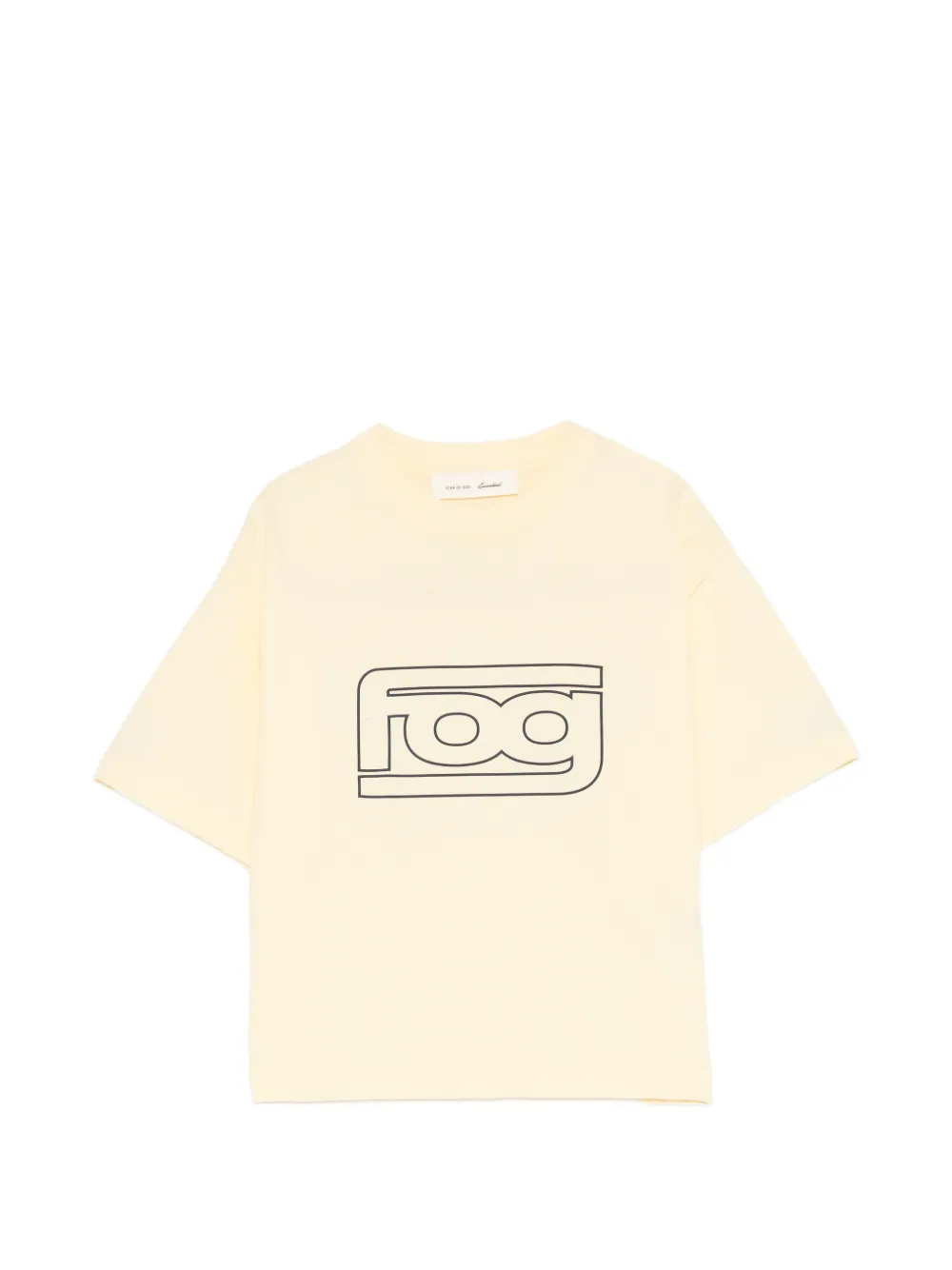 FEAR OF GOD ESSENTIALS KIDS logo-print T-shirt - Giallo