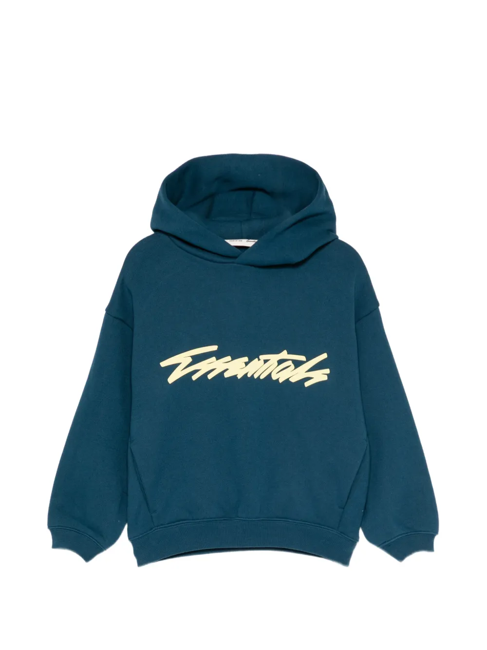 FEAR OF GOD ESSENTIALS KIDS logo-print hoodie - Blu