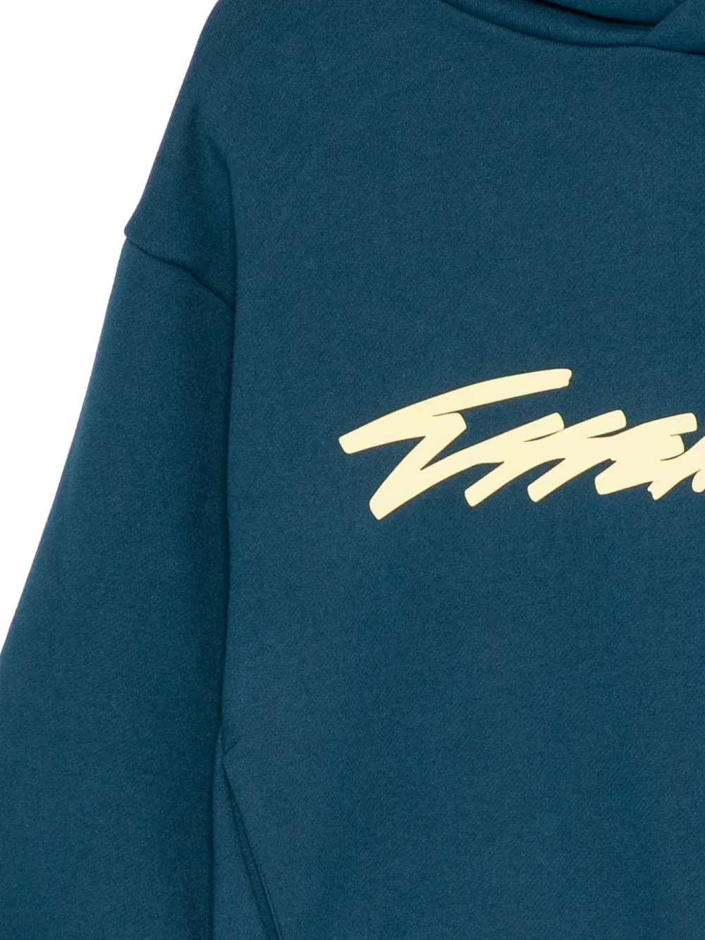 FEAR OF GOD ESSENTIALS KIDS logo-print hoodie Blauw
