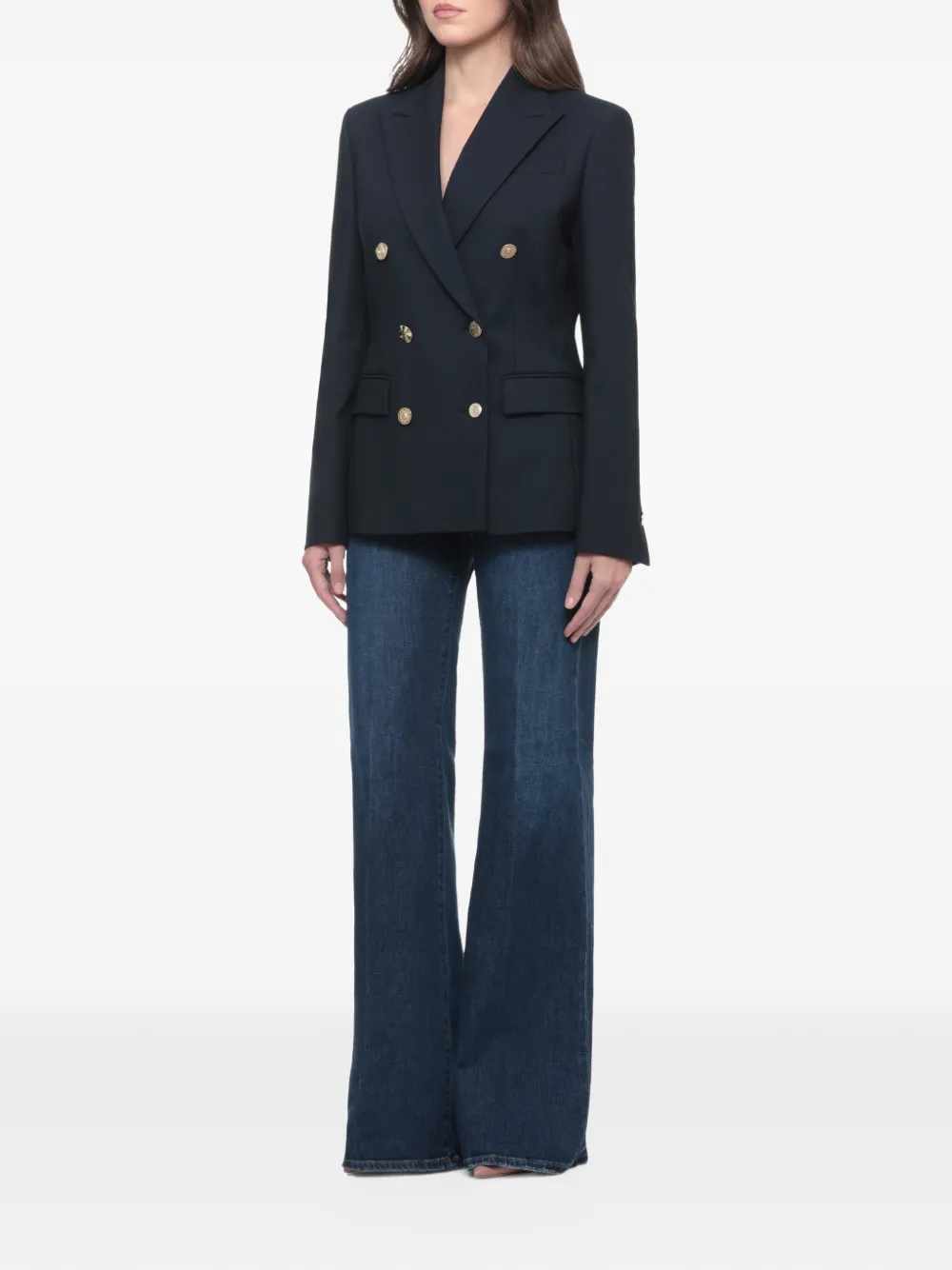DONDUP Blazer met dubbele rij knopen Blauw