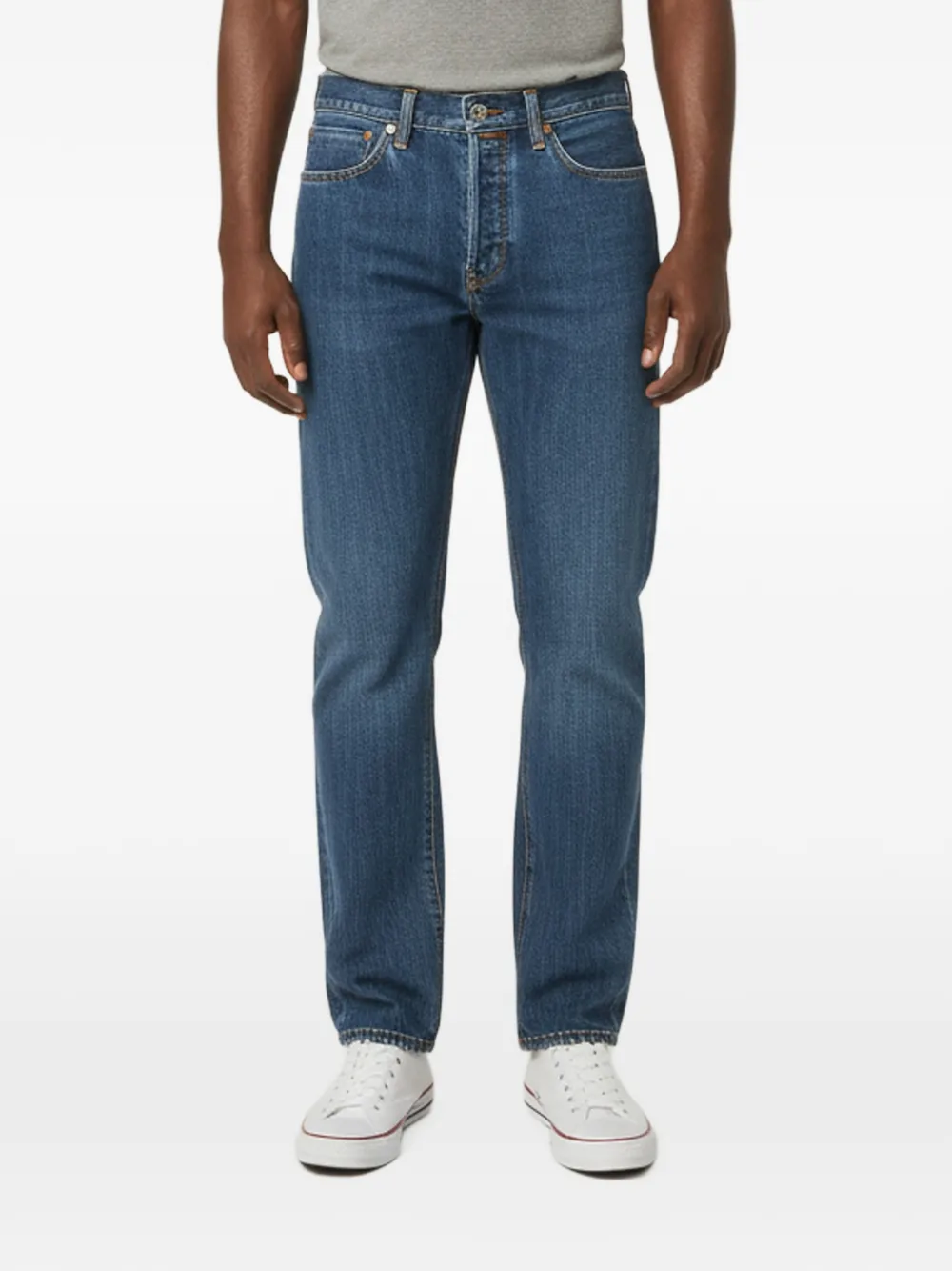 Pre-owned Burberry Straight-leg Jeans In Blue