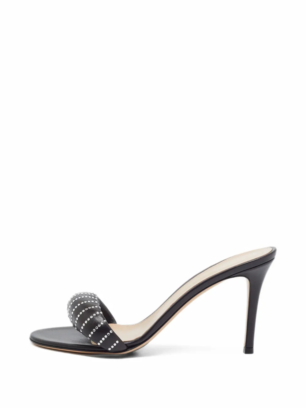 Gianvito Rossi Bijoux crystal-embellishment sandals - Black