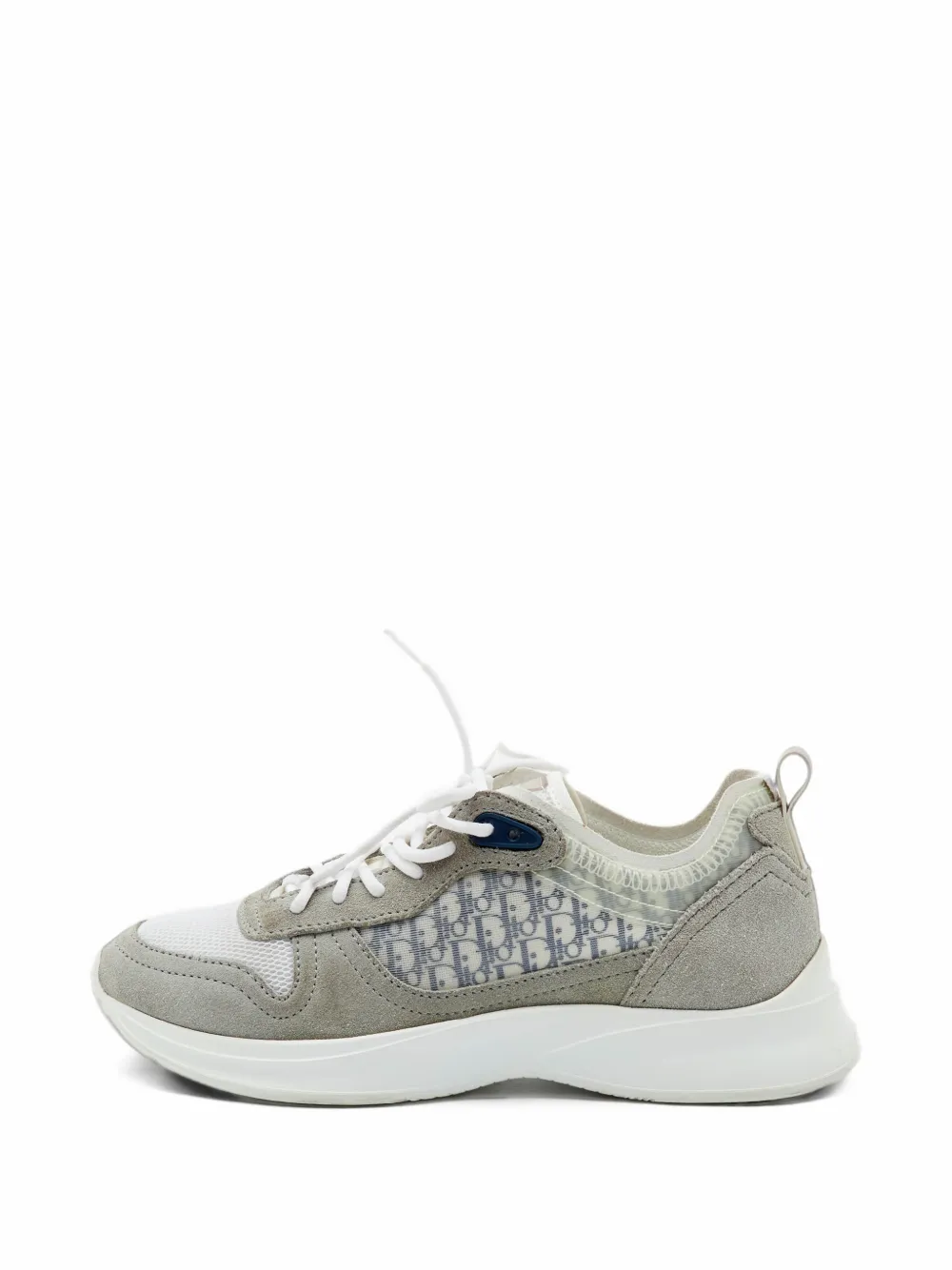 Christian Dior Pre-Owned B25 Oblique mesh sneakers - Grigio