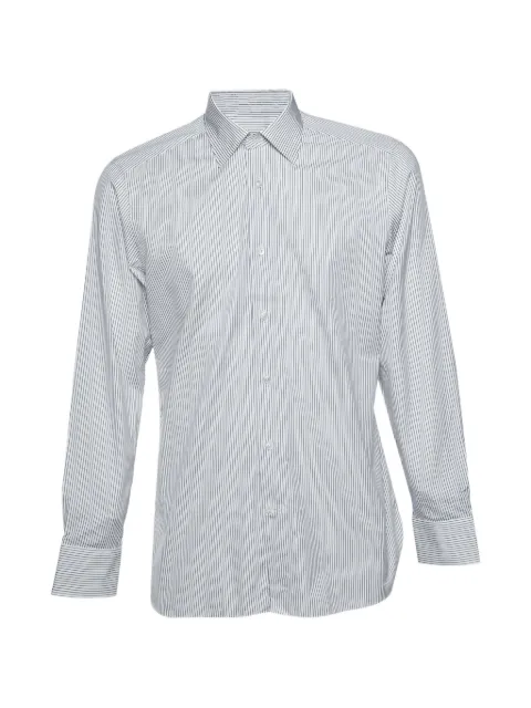Ermenegildo Zegna Vintage pin-striped tailored-fit shirt