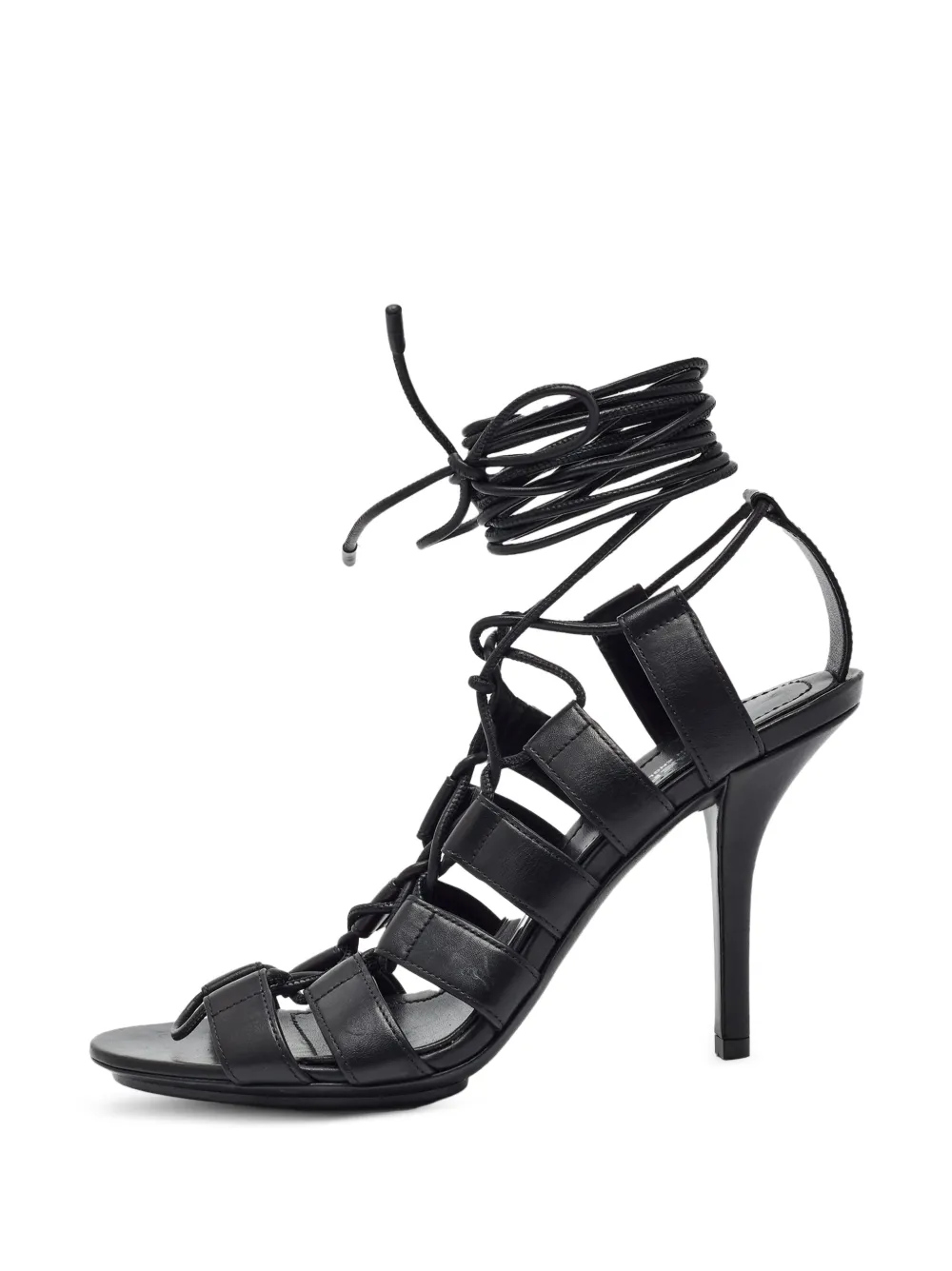 Burberry Pre-Owned strappy gladiator heeled sandals - Schwarz