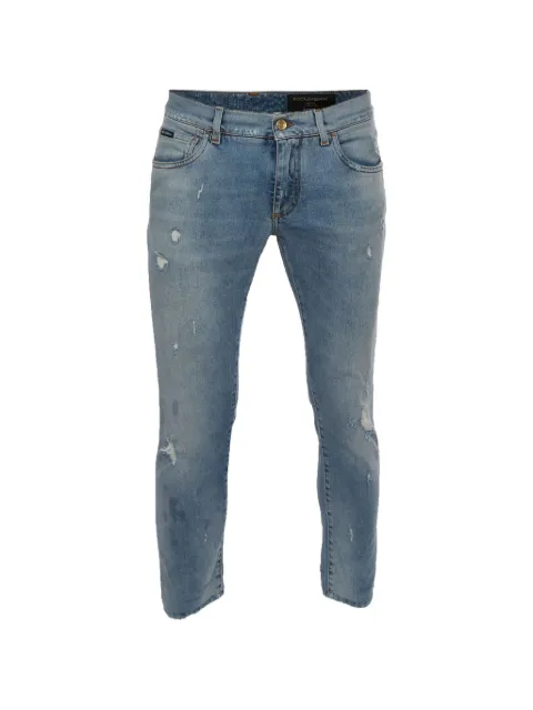 Dolce & Gabbana Pre-Owned distressed skinny jeans