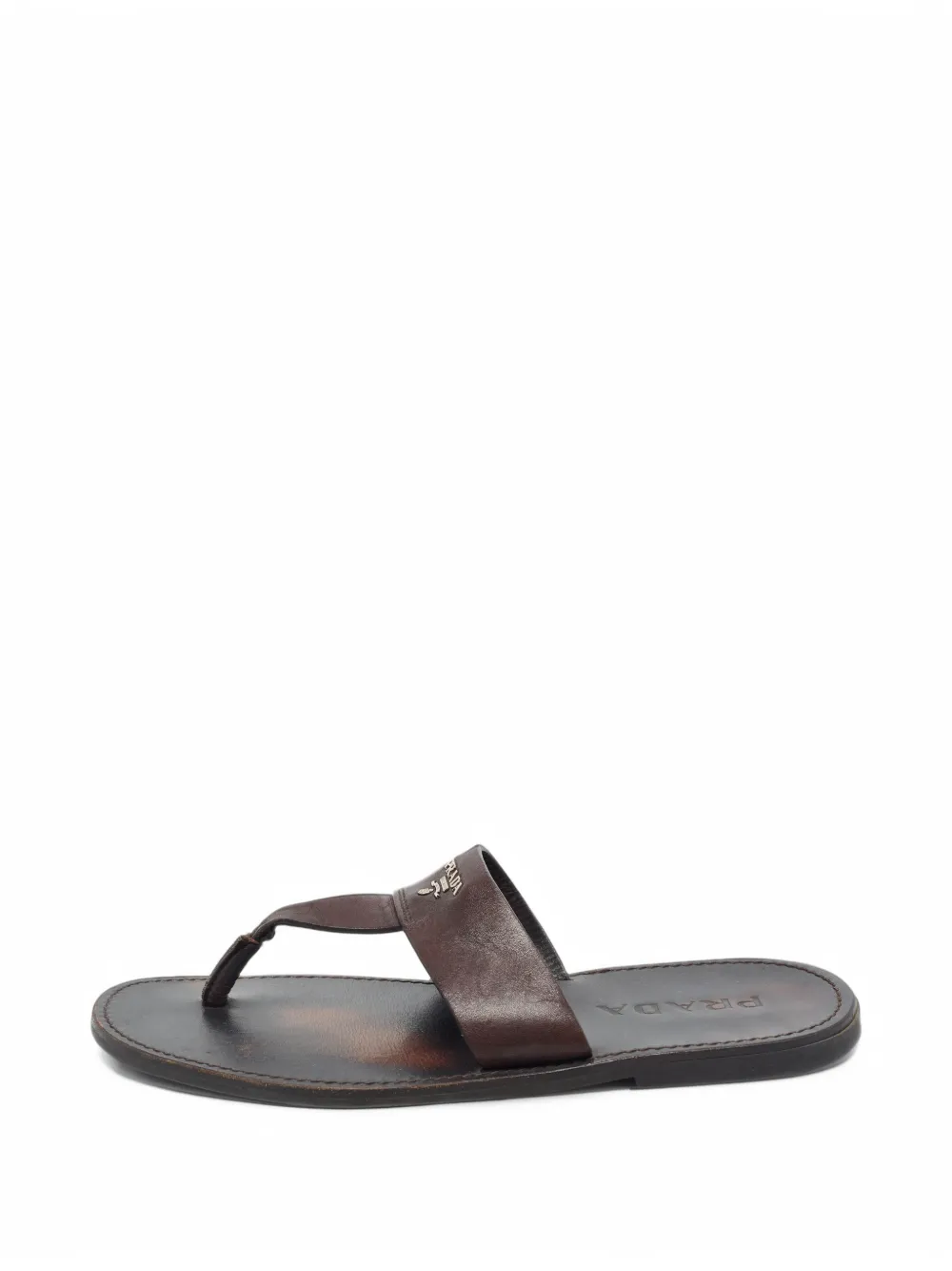 Prada Pre-Owned T-strap sandals - Braun