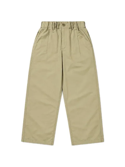 KAPPY pintuck-detail trousers