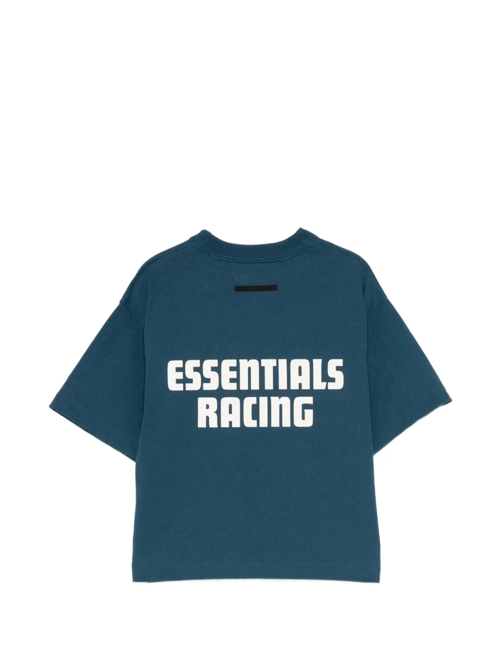 FEAR OF GOD ESSENTIALS KIDS logo-print T-shirt Blauw