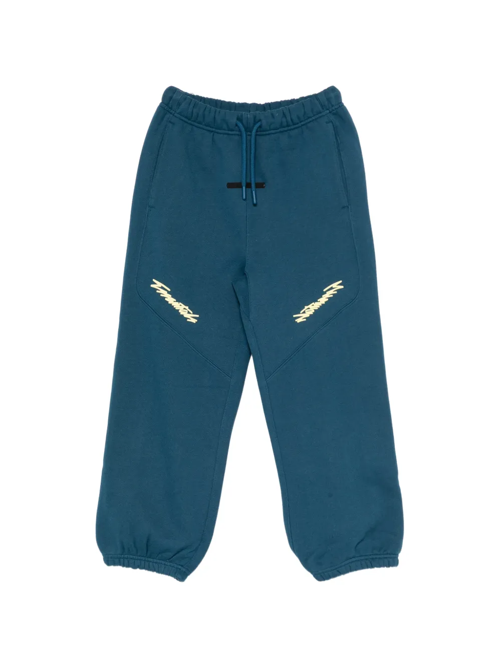 FEAR OF GOD ESSENTIALS KIDS logo-patch track pants - Blu
