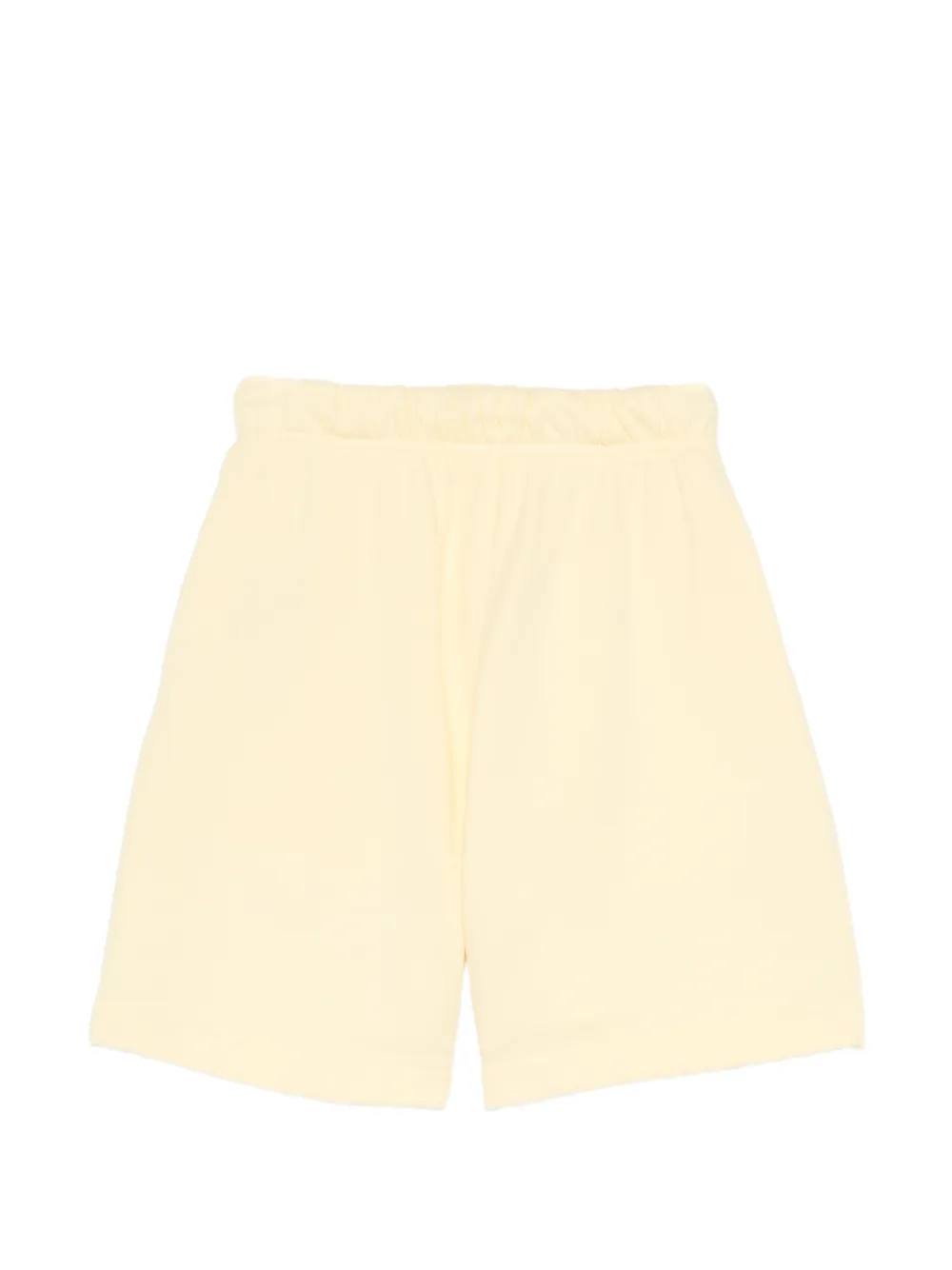 FEAR OF GOD ESSENTIALS KIDS logo-patch shorts Geel