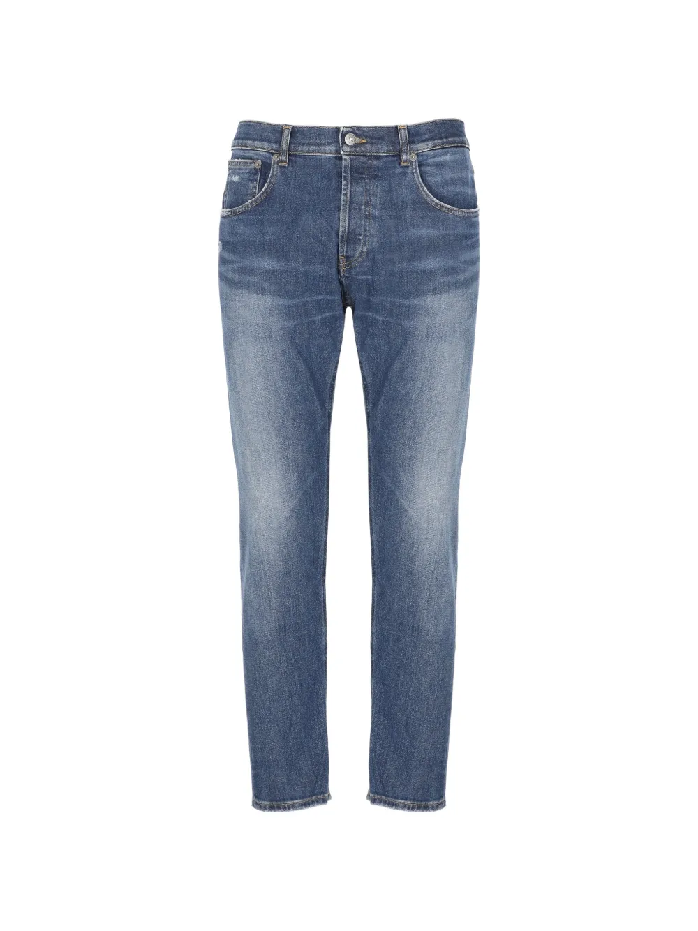 DONDUP faded-effect distressed jeans Blauw
